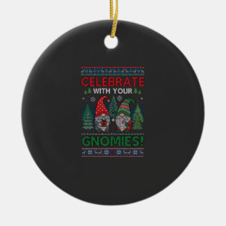 Feiern Gnomies Weihnachten Gnome Bäume Rentiere Keramik Ornament