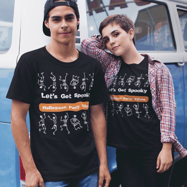 Feiern im Stil Lasse Spooky-Halloween-Party T-Shirt (Von Creator hochgeladen)