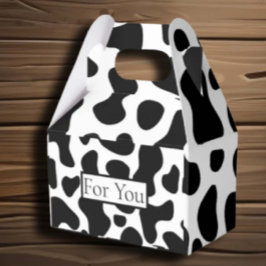 Feiern Kuhmuster Geschenkschachtel