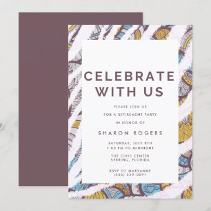 Feiern mit dem US-Party für Altersversorgung Einladung