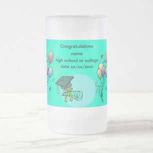 Feiern mit den Balloons - Mattglas Bierglas