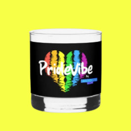 Feiern mit Regenbogenherz: PrideVibe Whiskyglas