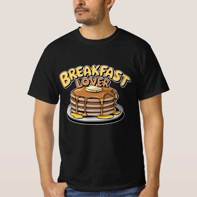 Feiern Morning Vibes mit Frühstück T-Shirt (Vorderseite)