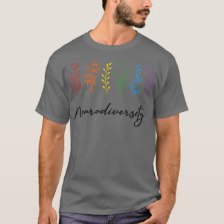 Feiern Neuroversity Autismus Bewusstsein ADHD Flo T-Shirt