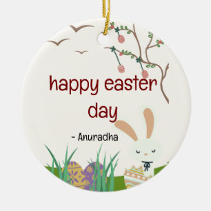Feiern Ostern: Ein Tag der Freude und Erneuerung Keramik Ornament