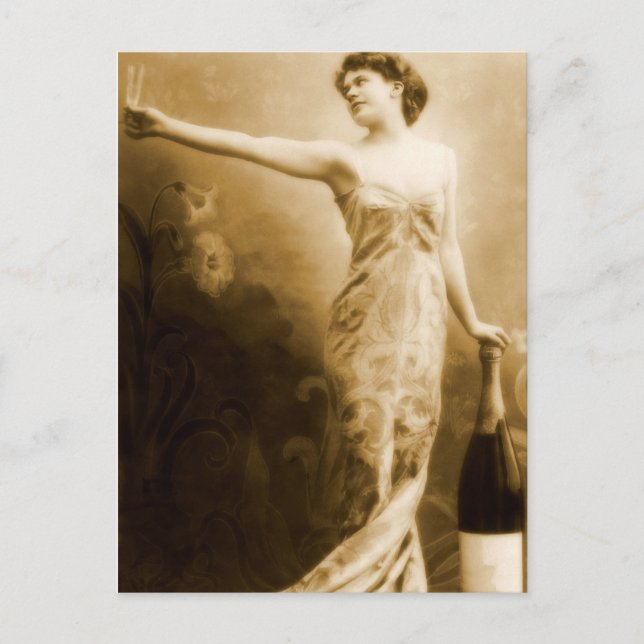 Feiern Postkarte (Vorderseite)