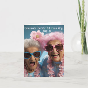 Feiern Senior Citizens Day Feiertagskarte