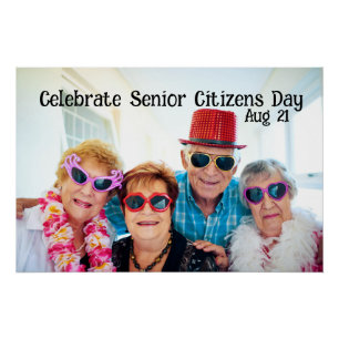 Feiern Senior Citizens Day Poster