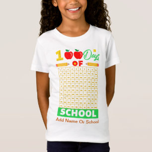 Feiern Sie 100 Schultage mit einer Fun zählt T-Shirt