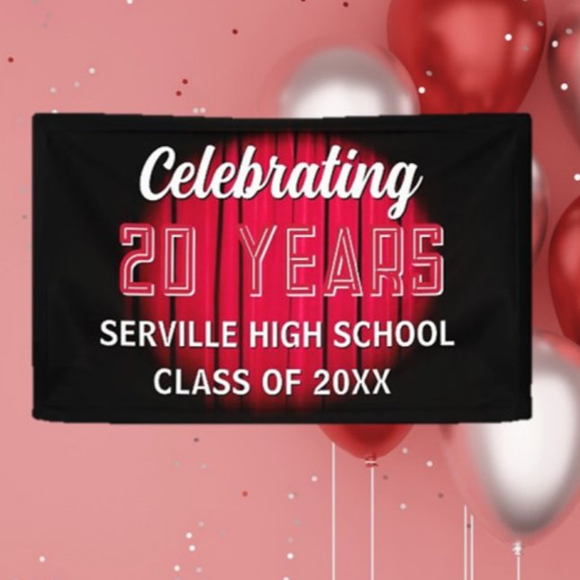 Feiern Sie 20 Jahre! Wiedersehen-Banner der Red Cl Banner (Von Creator hochgeladen)