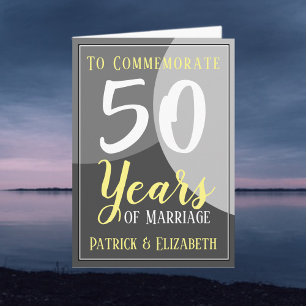 Feiern Sie 50 Jahre Ehe Karte