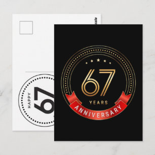 Feiern Sie 67 Jahre: Opa Oma Geburtstag 2026 Postkarte
