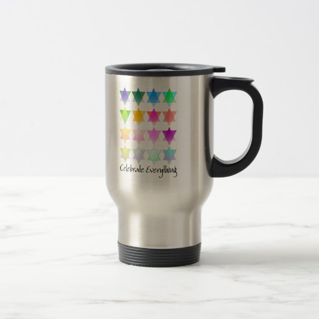 Feiern Sie alles Reise-Tasse Reisebecher (Rechts)