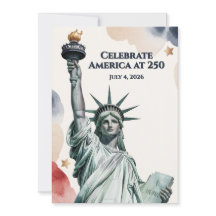 Feiern Sie Amerika bei 250 patriotischen Einladung