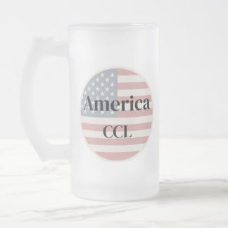 Feiern Sie Amerikas 250. Jubiläum Mattglas Bierglas
