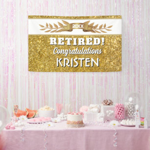 Feiern Sie! Benutzerdefiniertes Banner für die Ruh