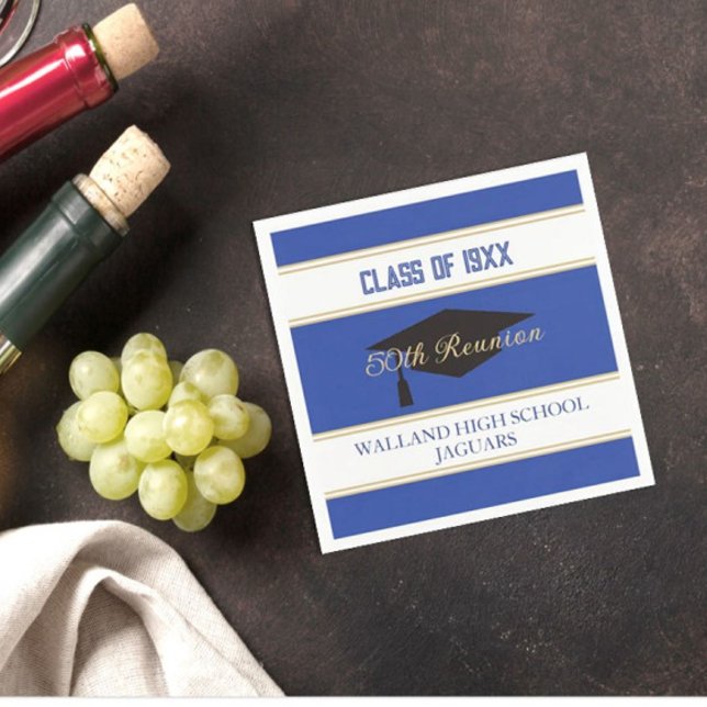 Feiern Sie! CUSTOM Class Wiedersehen Napkins Serviette (Von Creator hochgeladen)