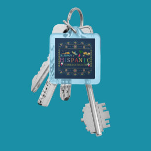 Feiern Sie das hispanische Kulturerbe Schlüsselanhänger