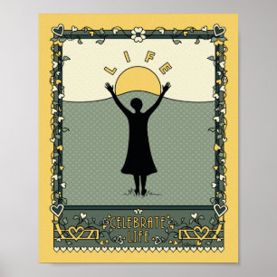 Feiern Sie das Leben 2_C_8"x10" Poster