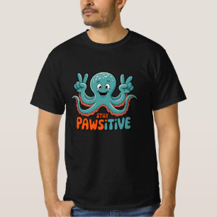 Feiern Sie das Leben der Meere mit rauschigen Octo T-Shirt