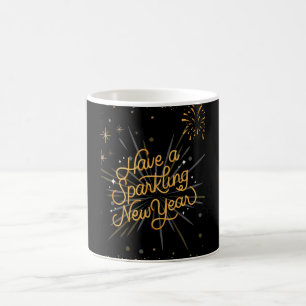 Feiern Sie das neue Jahr: Lass's Celebrate Togethe Kaffeetasse