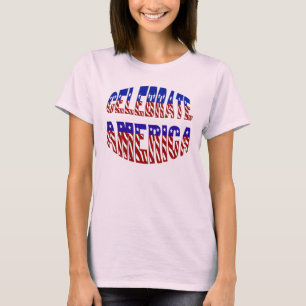 Feiern Sie das Zitat von Frauen in Amerika T-Shirt