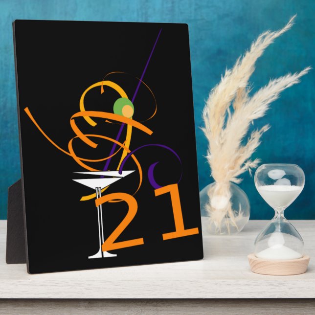 Feiern Sie den 21. Cocktail Fotoplatte (Seite)