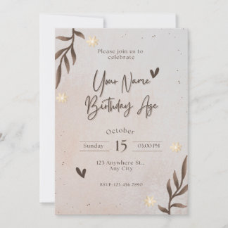 "Feiern Sie den Geburtstag!" Einladung