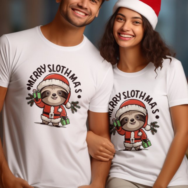 Feiern Sie den Geist von Weihnachten Sloth T-Shirt (Von Creator hochgeladen)