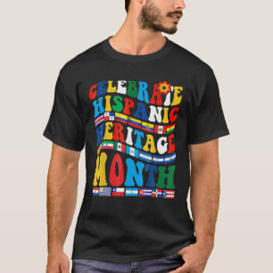 Feiern Sie den Monat Latino für das hispanische Er T-Shirt