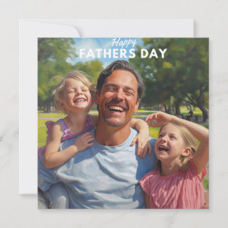 Feiern Sie den Papa mit einer herzlichen und schön Karte