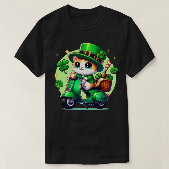 Feiern Sie den St. Patricks Day mit einem niedlich T-Shirt (Design vorne)