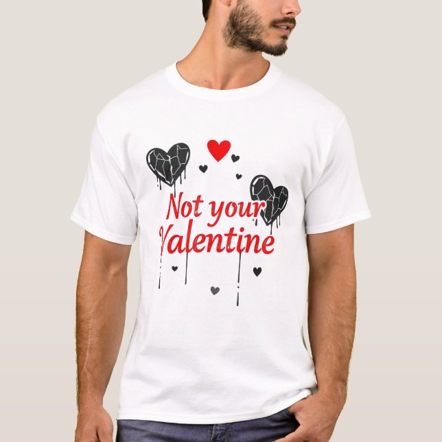 Feiern Sie den Valentinstag T-Shirt (Vorderseite)