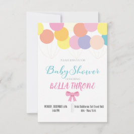 Feiern Sie die Ankunft Ihres kleinen Wunders! Einladung