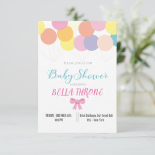 Feiern Sie die Ankunft Ihres kleinen Wunders! Einladung