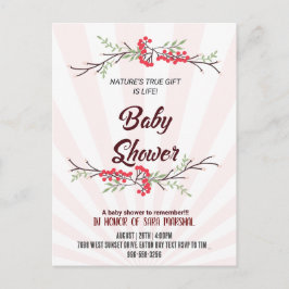 Feiern Sie die Ankunft Ihres kleinen Wunders! Postkarte