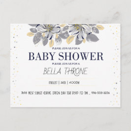 Feiern Sie die Ankunft Ihres kleinen Wunders! Postkarte