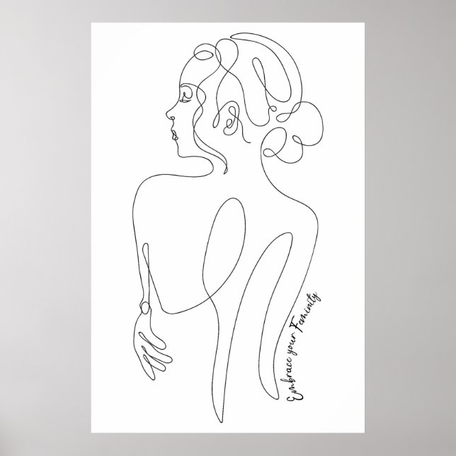Feiern Sie die Frau in Ihnen - Verehren Sie Ihre F Poster (Vorne)