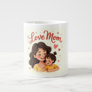 Feiern Sie die Liebe der Mama mit einer gemütliche Jumbo-Tasse