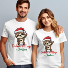 Feiern Sie die Magie der Heiligen Weihnachten T-Shirt