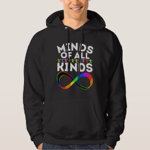 Feiern Sie die Neurovielfalt aller Arten von Minds Hoodie
