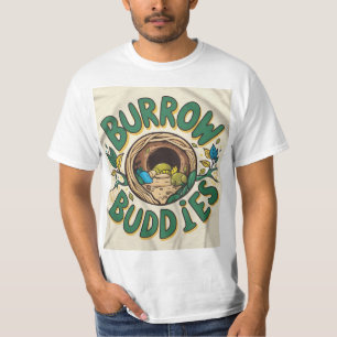 Feiern Sie die Untergrund-Crew "Burrow Buddies" T-Shirt
