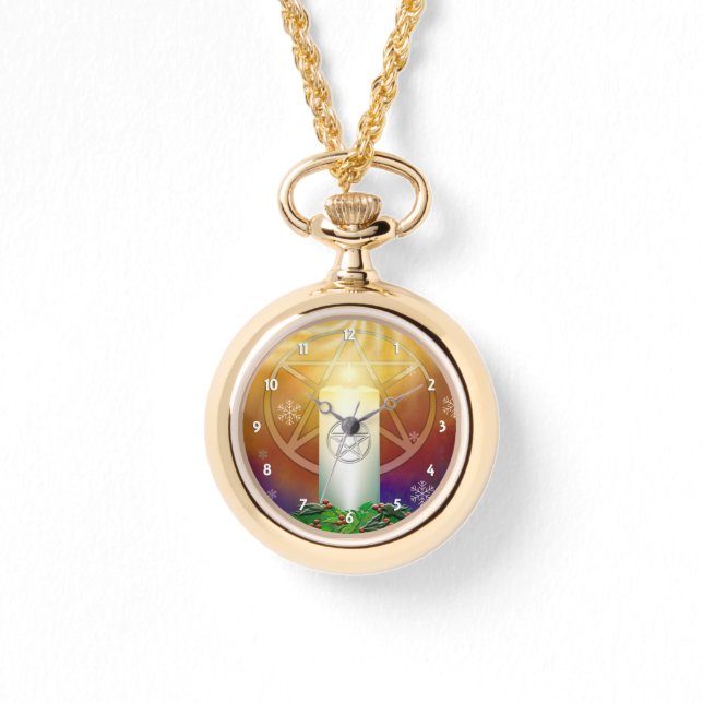 Feiern Sie die Wärme des Weihnachtens Sun Armbanduhr (Vorderseite)