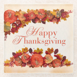 Feiern Sie die Zeit der Dankbarkeit mit unserem Glasuntersetzer