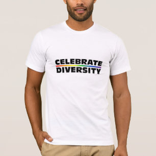 Feiern Sie Diversity-Leistung Mikro-Faser langes S T-Shirt