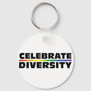 Feiern Sie Diversity-Schlüsselanhänger Schlüsselanhänger