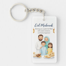 Feiern Sie Eid mit dieser einzigartigen Medaille Schlüsselanhänger