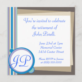 Feiern Sie einen Ruhestand Einladung