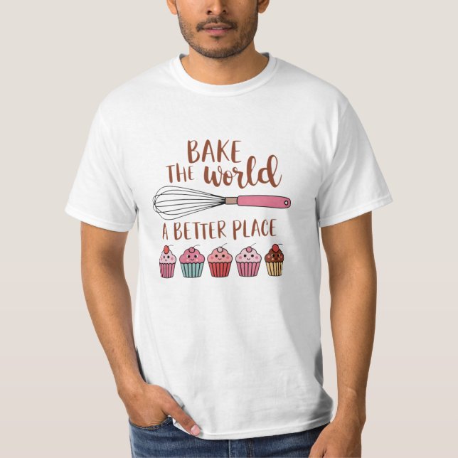 Feiern Sie Essen mit kulinarischer Kunst T-Shirt (Vorderseite)