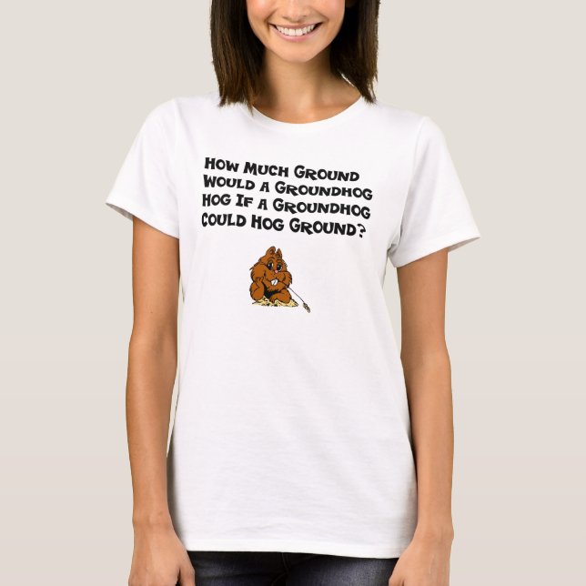 Feiern Sie Groundhog Day T-Shirt (Vorderseite)